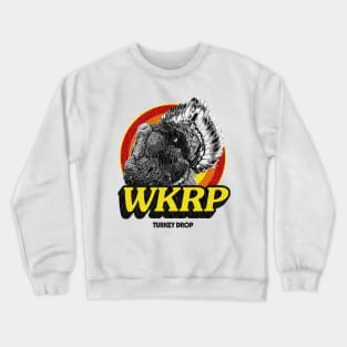 wkrp turkey drop Vangogh Crewneck Sweatshirt